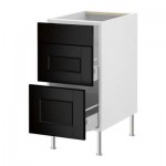 ФАКТУМ Напольный шкаф д/мусорн контейнеров - Рамшё черно-коричневый ФАКТУМ Напольный шкаф д/мусорн контейнеров - Рамшё черно-коричневый