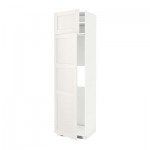 МЕТОД Выс шкаф д/холодильн или морозильн - 60x60x220 см, Сэведаль белый, белый