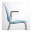 LEIFARNE легкое кресло голубой/Дитмар хромированный 53x50x87 cm