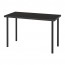 ADILS/LINNMON стол черно-коричневый/черный 60x74 cm