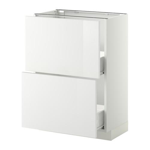 МЕТОД / ФОРВАРА Наполн шк 2 фрнт/2 средн ящ - белый, Рингульт глянцевый белый, 60x37 см МЕТОД / ФОРВАРА Наполн шк 2 фрнт/2 средн ящ - белый, Рингульт глянцевый белый, 60x37 см