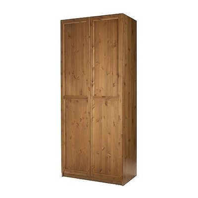 ПАКС Гардероб 2-дверный - Пакс Ульнэс морилка,антик, под антик, 100x60x236 см ПАКС Гардероб 2-дверный - Пакс Ульнэс морилка,антик, под антик, 100x60x236 см