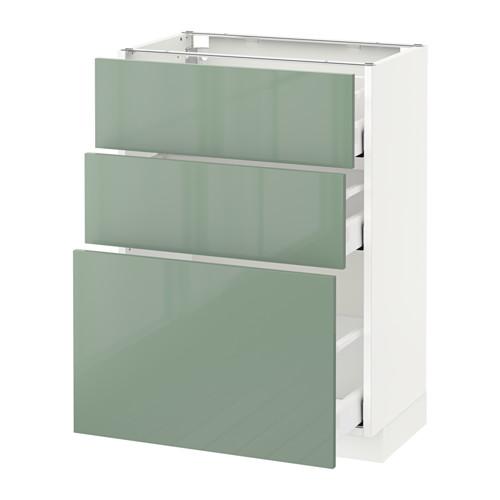 METOD/MAXIMERA напольный шкаф с 3 ящиками METOD/MAXIMERA напольный шкаф с 3 ящиками