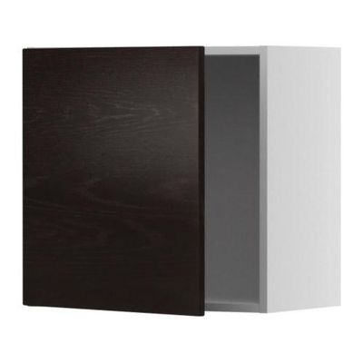 ФАКТУМ Шкаф для вытяжки - Нексус коричнево-чёрный, 60x57 см