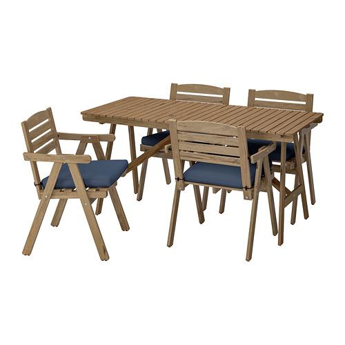 FALHOLMEN стол+4 кресла, д/сада