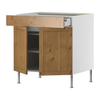 ФАКТУМ Напол шкаф/полки/ящик/2двери - Фагерланд морилка,антик, 80 см ФАКТУМ Напол шкаф/полки/ящик/2двери - Фагерланд морилка,антик, 80 см