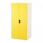 СТУВА Комбинация для хранения с дверцами - белый/желтый
