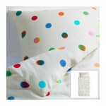 ИКЕА ПС 2012 Пододеяльник и 1 наволочка - белый, 150x200/50x70 см