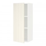 МЕТОД Шкаф навесной с полкой - белый, Хитарп белый с оттенком, 40x100 см