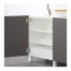 BESTÅ комбинация для хранения с дверцами серый