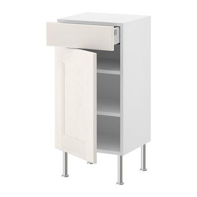 ФАКТУМ Напольн шкаф с полкой/ящиком/дверью - Рамшё белый, 60x37 см ФАКТУМ Напольн шкаф с полкой/ящиком/дверью - Рамшё белый, 60x37 см
