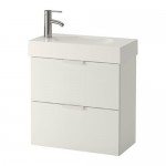 ГОДМОРГОН / БРОВИКЕН Шкаф для раковины с 2 ящ - белый