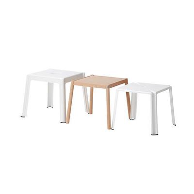 ИКЕА ПС 2012 Комплект столов, 3 шт - белый/бук