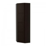 ПАКС Гардероб угловой - Хемнэс черно-коричневый, черно-коричневый, 73/73x236 см, ПАКС Гардероб угловой - Хемнэс черно-коричневый, черно-коричневый, 73/73x236 см,