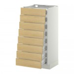 МЕТОД / ФОРВАРА Наполн шкаф 8 фронт/8 низк ящиков - белый, Тингсрид под березу, 40x37 см МЕТОД / ФОРВАРА Наполн шкаф 8 фронт/8 низк ящиков - белый, Тингсрид под березу, 40x37 см