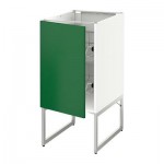 МЕТОД Напольный шкаф с проволочн ящиками - 40x60x60 см, Флэди зеленый, белый МЕТОД Напольный шкаф с проволочн ящиками - 40x60x60 см, Флэди зеленый, белый