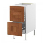 ФАКТУМ Напольный шкаф д/мусорн контейнеров - Эдель классический коричневый