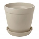 ЮРТРОН Горшок цветочный с поддоном - 15 см