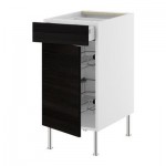 ФАКТУМ Напольн шкаф с пров корз/ящ/дверью - Гношё черный, 60 см ФАКТУМ Напольн шкаф с пров корз/ящ/дверью - Гношё черный, 60 см