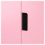 СТУВА Кровать-чердак/3 ящика/2 дверцы - белый/розовый