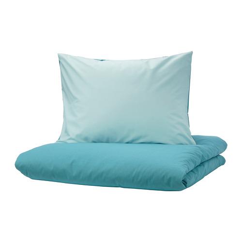 DVALA пододеяльник и 2 наволочки 200x200/50x60 cm