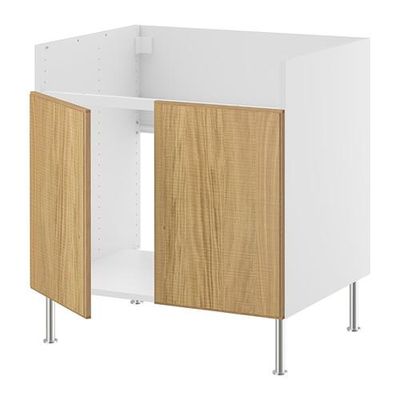 ФАКТУМ Напольн шкаф д двойн мойки ДУМШЁ - Норье дуб ФАКТУМ Напольн шкаф д двойн мойки ДУМШЁ - Норье дуб