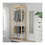 IVAR стеллаж с платяной штангой