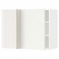 МЕТОД Угловой навесной шкаф с полками - белый, Хэггеби белый, 88x37x60 см