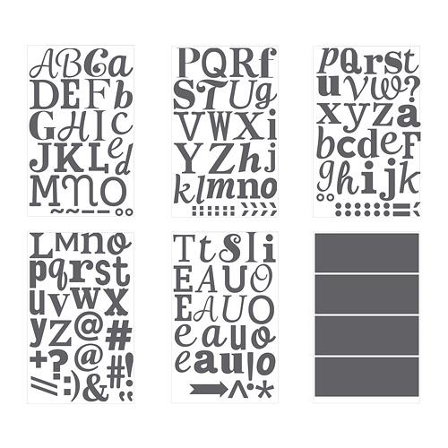 KLÄTTA декоративные наклейки черно-коричневый