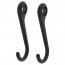 ФИНТОРП Крючок - черный, 11 см