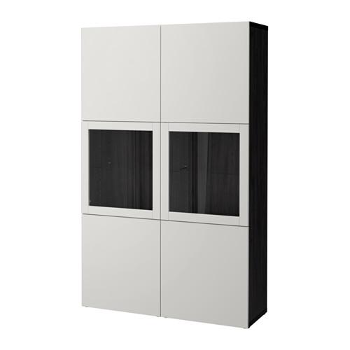 BESTÅ комбинация д/хранения+стекл дверц