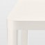TINGBY стол приставной на колесиках белый 64x45 cm