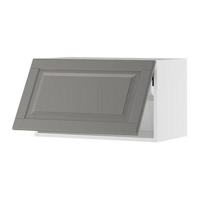 ФАКТУМ Горизонтальный навесной шкаф - Лидинго серый, 92x40 см