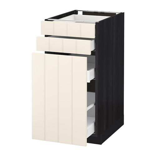 МЕТОД / МАКСИМЕРА Нплн шк с вдв мдл/2 фрнт - под дерево черный, Хитарп белый с оттенком, 40x60 см