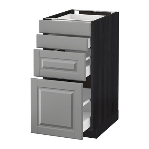 METOD/MAXIMERA напольн шкаф 4 фронт панели/4 ящика