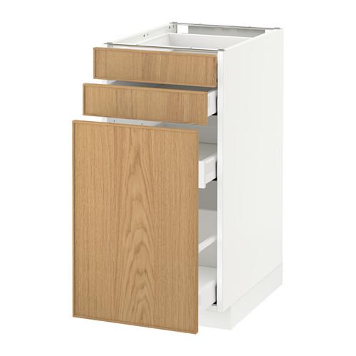 МЕТОД / МАКСИМЕРА Нплн шк с вдв мдл/2 фрнт - белый, Экестад дуб, 40x60 см МЕТОД / МАКСИМЕРА Нплн шк с вдв мдл/2 фрнт - белый, Экестад дуб, 40x60 см