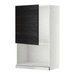 METOD навесной шкаф для СВЧ-печи белый/Тингсрид черный 60x100 см