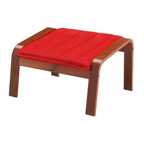 ПОЭНГ Табурет для ног - Ранста красный, Ранста красный