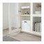 BRIMNES шкаф с дверями стекло/белый