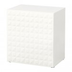 БЕСТО Стеллаж с дверью - Дьюпвикен белый