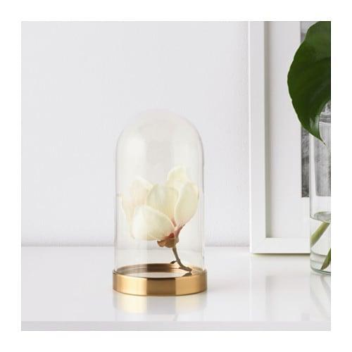 БЕГОВНИНГ Стеклянный клош на подставке БЕГОВНИНГ Стеклянный клош на подставке