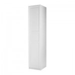 ПАКС Гардероб с 1 дверью - Пакс Биркеланд белый, белый, 50x38x236 см, плавно закрывающиеся петли