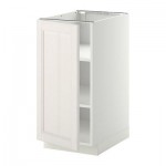 МЕТОД Напольный шкаф с полками - 40x60 см, Лаксарби белый, белый МЕТОД Напольный шкаф с полками - 40x60 см, Лаксарби белый, белый