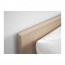 MALM каркас кровати+2 кроватных ящика дубовый шпон, беленый/Лонсет 180x200 cm