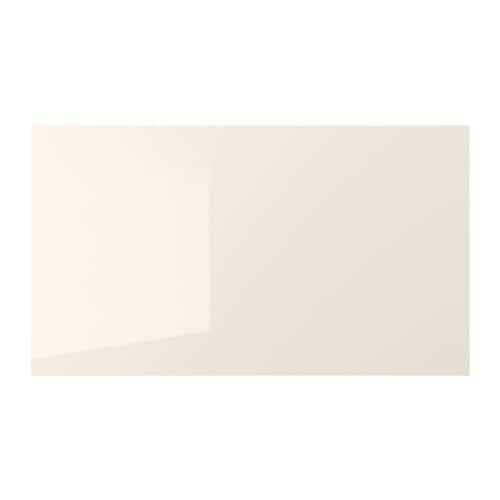 ХОККСУНД 4 панели д/рамы раздвижной дверцы - глянцевый светло-бежевый, 100x236 см