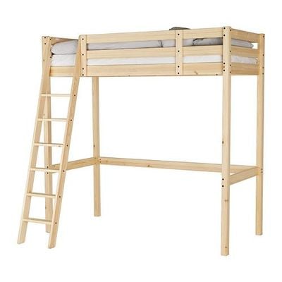 vervagen Plaats ader Stora-loft bed frame - pine (70265025) - reviews, price comparison