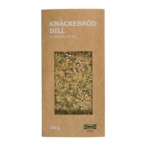 KNÄCKEBRÖD DILL хрустящие хлебцы с укропом