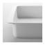 IKEA 365+ форма для духовки белый 20x7 cm