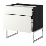 МЕТОД / МАКСИМЕРА Напольн шкаф/2фронт пнл/3ящика - -, Хэггеби белый, 80x60x60 см МЕТОД / МАКСИМЕРА Напольн шкаф/2фронт пнл/3ящика - -, Хэггеби белый, 80x60x60 см