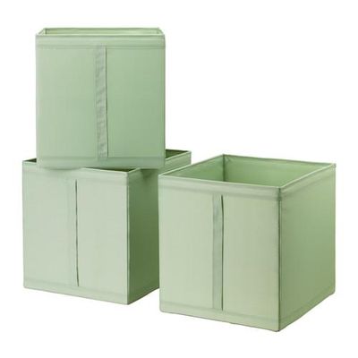 СКУББ Коробка - светло-зеленый